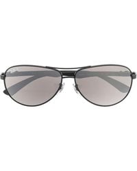 Ray-Ban - Aviator Tinted Sunglasses - Lyst