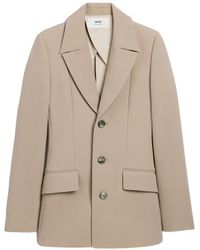 Ami Paris - Tailored Virgin Wool Blazer - Lyst