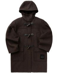 Ganni - Wool Duffle Coat - Lyst