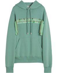 Lanvin - Curb-Lace Hoodie - Lyst