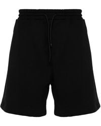 MSGM - Joggingshorts Mit Logo-Print - Lyst
