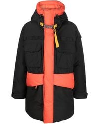 Parajumpers - Two-tone Padded Down Coat - Lyst
