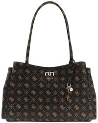 Guess - Emelie Logo Girlfriend Carryall Bag - Lyst