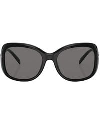 Prada - Logo-Arm Detail Sunglasses - Lyst