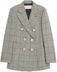 Valentino Garavani - Houndstooth-Pattern Virgin-Wool Blazer - Lyst