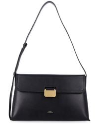 A.P.C. - Simone Leather Shoulder Bag - Lyst