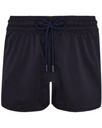 Vilebrequin - Logo-Patch Drawstring Swim Shorts - Lyst