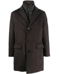 Moorer - Mantel Mit Fallendem Revers - Lyst