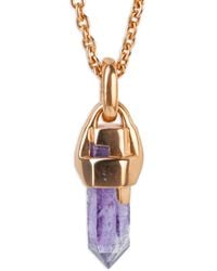 Parts Of 4 - Sterling Talisman Amethyst Necklace - Lyst