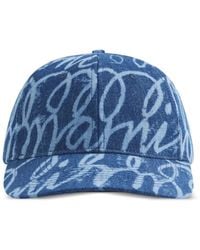 Marni - Denim Laser-Print Baseball Cap - Lyst