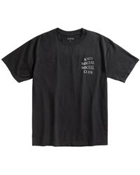 ANTI SOCIAL SOCIAL CLUB - Rhinestone-Logo T-Shirt - Lyst