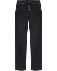 Isabel Marant - Buttoned Denim Jeans - Lyst