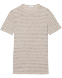 Roberto Collina - T-Shirt À Rayures - Lyst