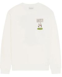 Drole de Monsieur - Droôle Boxeurs Graphic-Print Sweatshirt - Lyst