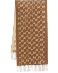 Gucci - Gg Supreme-Pattern Scarf - Lyst