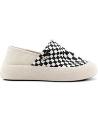 Santha - Imsouane Checkerboard-Print Sneakers - Lyst