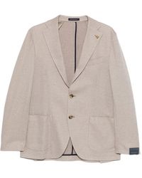 Sartoria Latorre - Textured-Finish Single-Breasted Blazer - Lyst