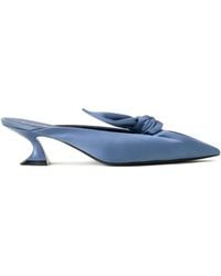 Lanvin - Spitze Mules Mit Knoten - Lyst