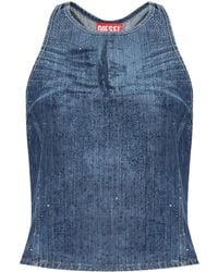 DIESEL - De-Plaque-S Tank Top - Lyst