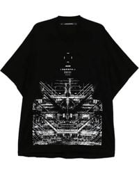 Julius - T-Shirt Mit Grafischem Print - Lyst