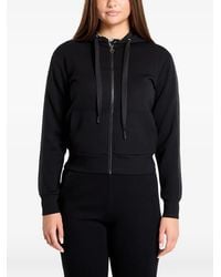 Guess - Hoodie Zippé À Bande Logo - Lyst