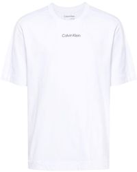 Calvin Klein - T-shirt Met Logoprint - Lyst