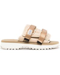 Suicoke - Moto-Shellab Logo-Patch Sandals - Lyst