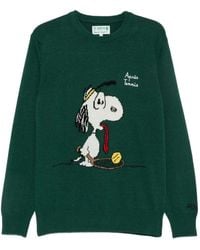 MC2 Saint Barth - Pull En Laine À Broderies Snoopy - Lyst