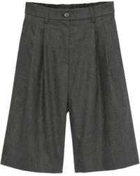 Emporio Armani - Flannel Shorts - Lyst