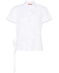Ermanno Scervino - Broderie-anglaise Cotton Shirt - Lyst