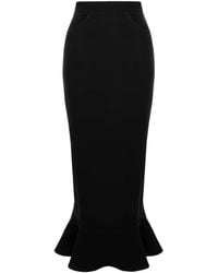 V:PM ATELIER - Parlor Flounce-Hem Midi Skirt - Lyst