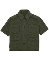 Fortela - Bohem Short-Sleeve Linen Shirt - Lyst