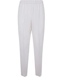 Peserico - Pleat-Detail Trousers - Lyst