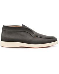 Santoni - Slip-On Suede Boots - Lyst