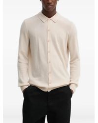 From Future - Buttoned Collared Cardigan - Lyst
