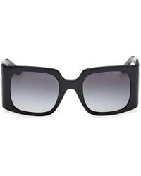 Guess - Crystal-Embellished Square-Frame Sunglasses - Lyst