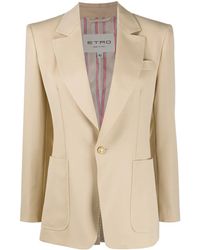 Etro - Single-Breasted Tailored Blazer - Lyst