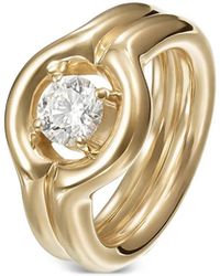 Melissa Kaye - 18K Rocky Pinky Diamond Ring - Lyst