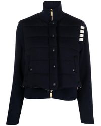 Thom Browne - Reversible Knit-sleeve Padded Jacket - Lyst