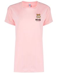Moschino - Vestido estilo camiseta con estampado Teddy Bear - Lyst