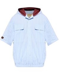 PDF - Chemise Rayée À Capuche - Lyst