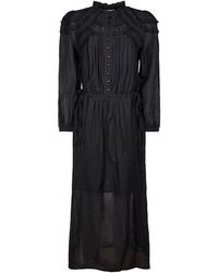Isabel Marant - Geknöpftes Kleid mit Rüschen - Lyst