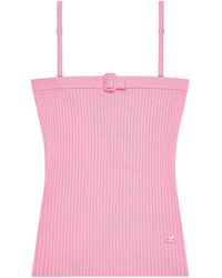 Courreges - Buckle Rib Top - Lyst
