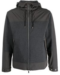 Moorer - Panelled Cotton Hooded Jacket - Lyst