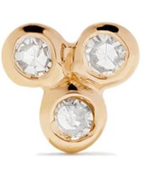 Maria Black - 14Kt Triad Diamond Stud - Lyst