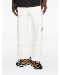 Off-White c/o Virgil Abloh - Script Cotton Cargo Pants - Lyst