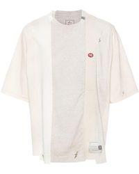 Maison Mihara Yasuhiro - Vertical Switching T-Shirt - Lyst