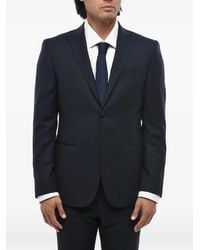 Corneliani - Single-Breasted Peak-Lapel Blazer - Lyst