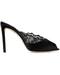 Jimmy Choo - Brigitte Lace Mules - Lyst
