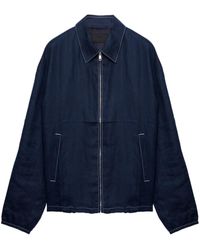 Prada - Leichte Jacke Mit Reißverschluss - Lyst